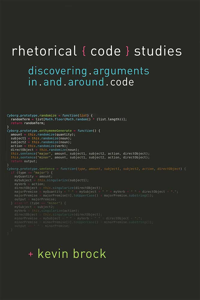 Cover of Rhetorical Code Studies